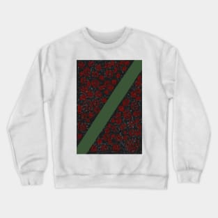 Christmas swirl patchwork pattern Crewneck Sweatshirt